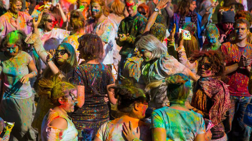 A Colourful Crowd